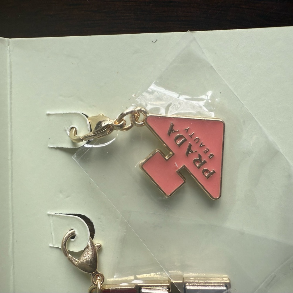 Prada Gold and Pink Charms - Picture 3 of 5